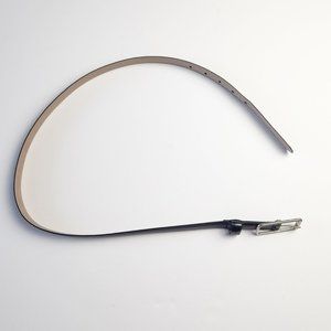 Banana Republic Black Leather Skinny Belt